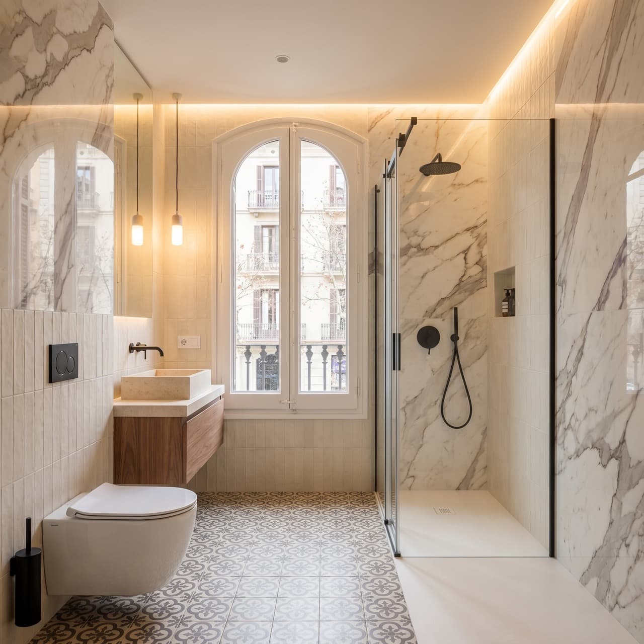 Cambio de bañera por ducha en baño de Barcelona
