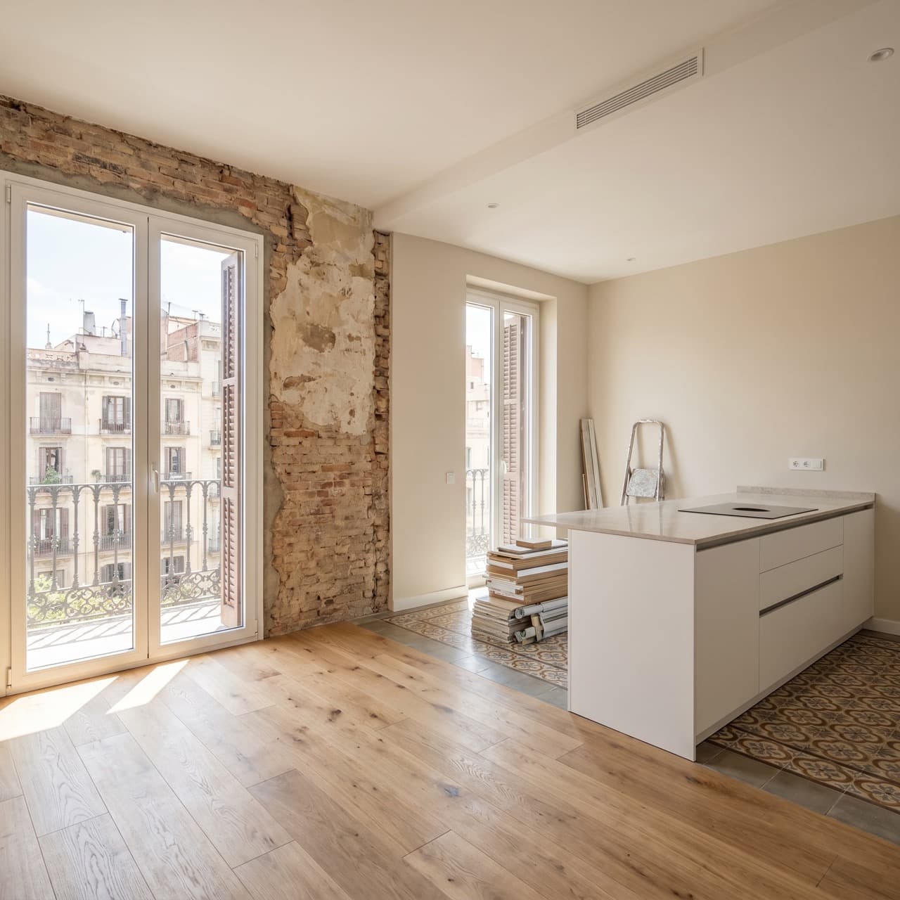 Reforma integral de piso en Barcelona con acabados modernos